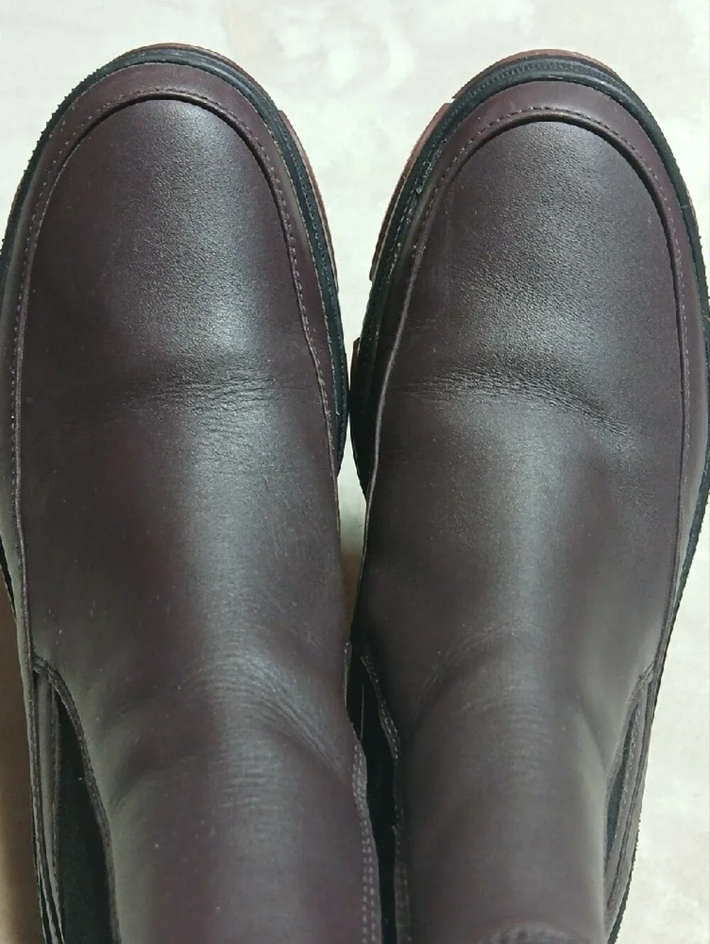 Sorel Brex Chelsea Boot in Plum with Neon Yellow Pull Size 9